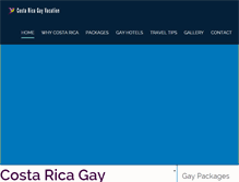 Tablet Screenshot of costaricagayvacation.com
